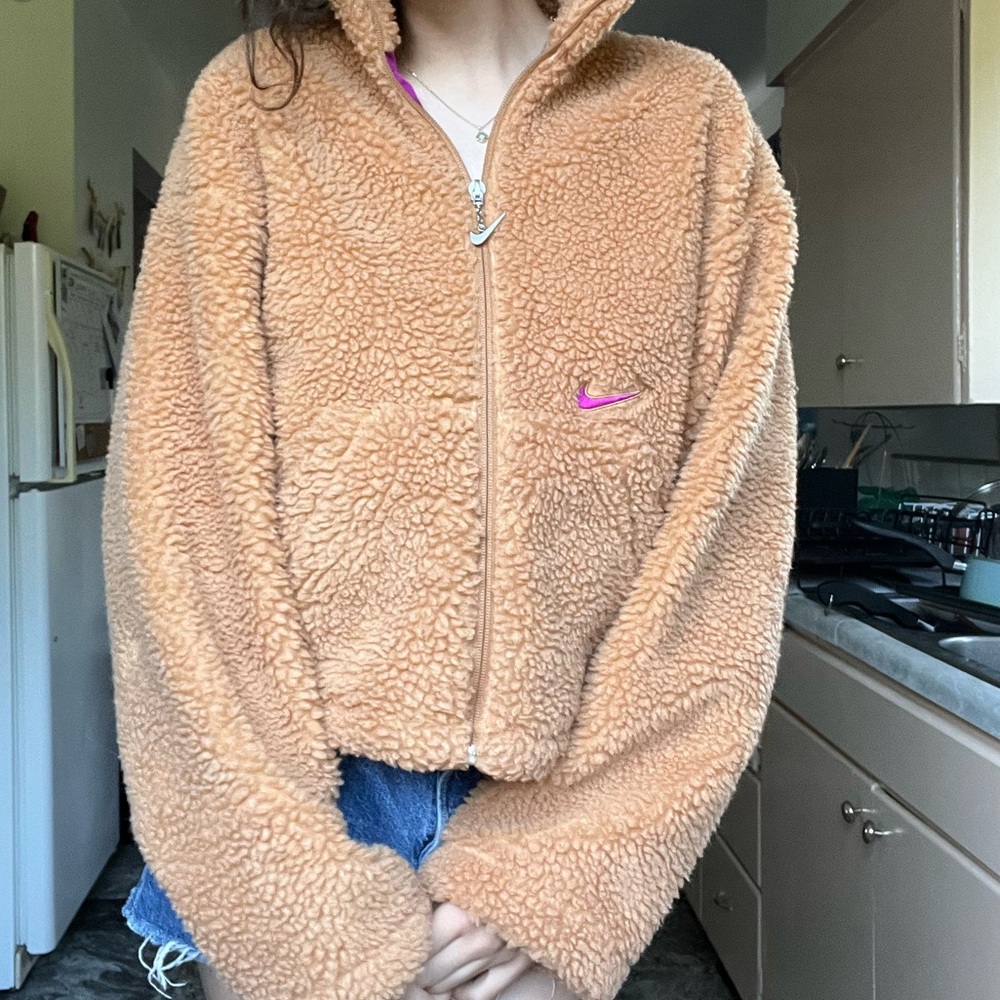 TEDDYBEAR NIKE FLUFFY COAT 🌸🧸🎀